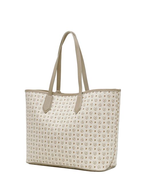 Borsa Shopping Heritage Logo Classic Avorio/ghiaccio POLLINI | TE8427PP06Q11/10A